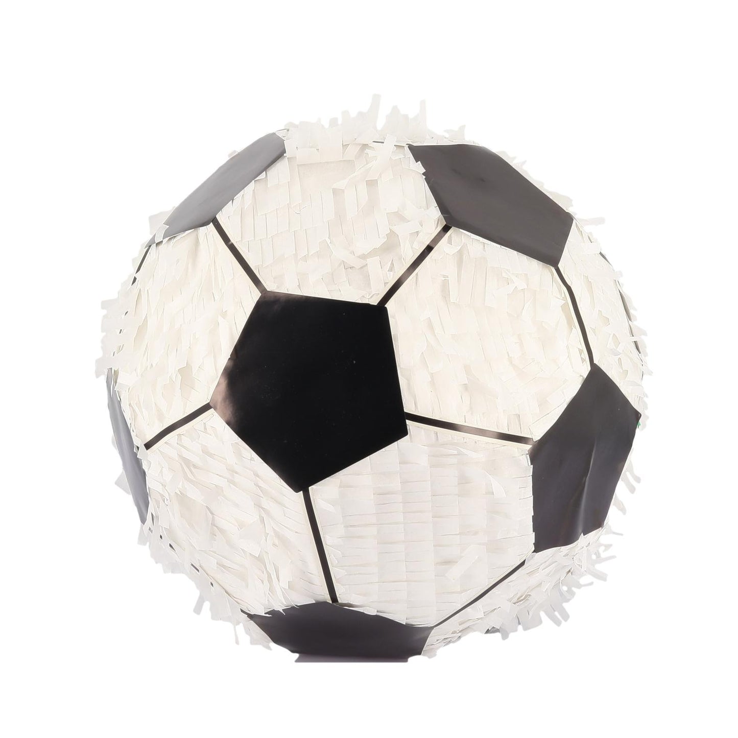 Piñata Ballon de Football Carton Blanc et Noir Ø25cm