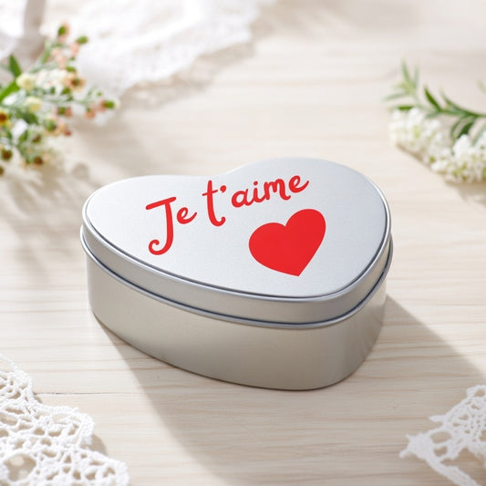 Boîte personnalisable coeur