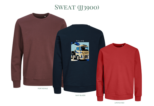 Sweat avec Marquage (jj3900)