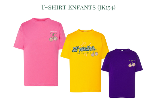 T-shirt enfants unisexe avec Marquage (JK154)